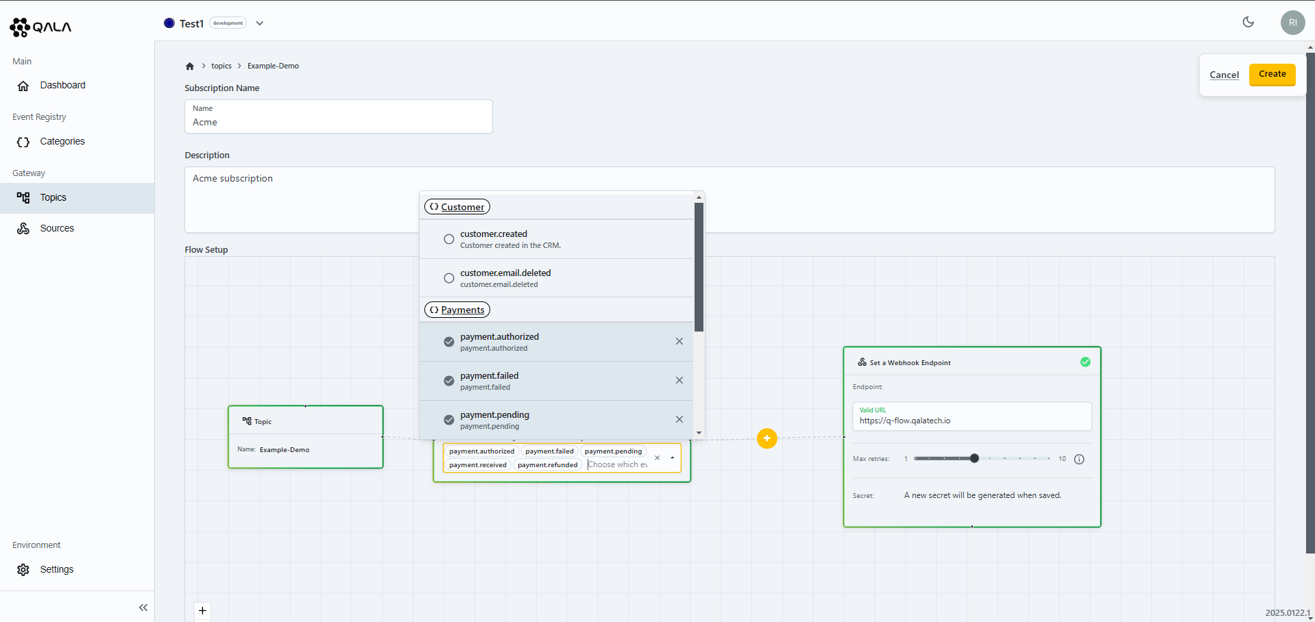 Apply Advance Query to Subscription